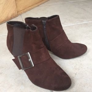 Women’s Brown Booties Ankle boots Size 6.5